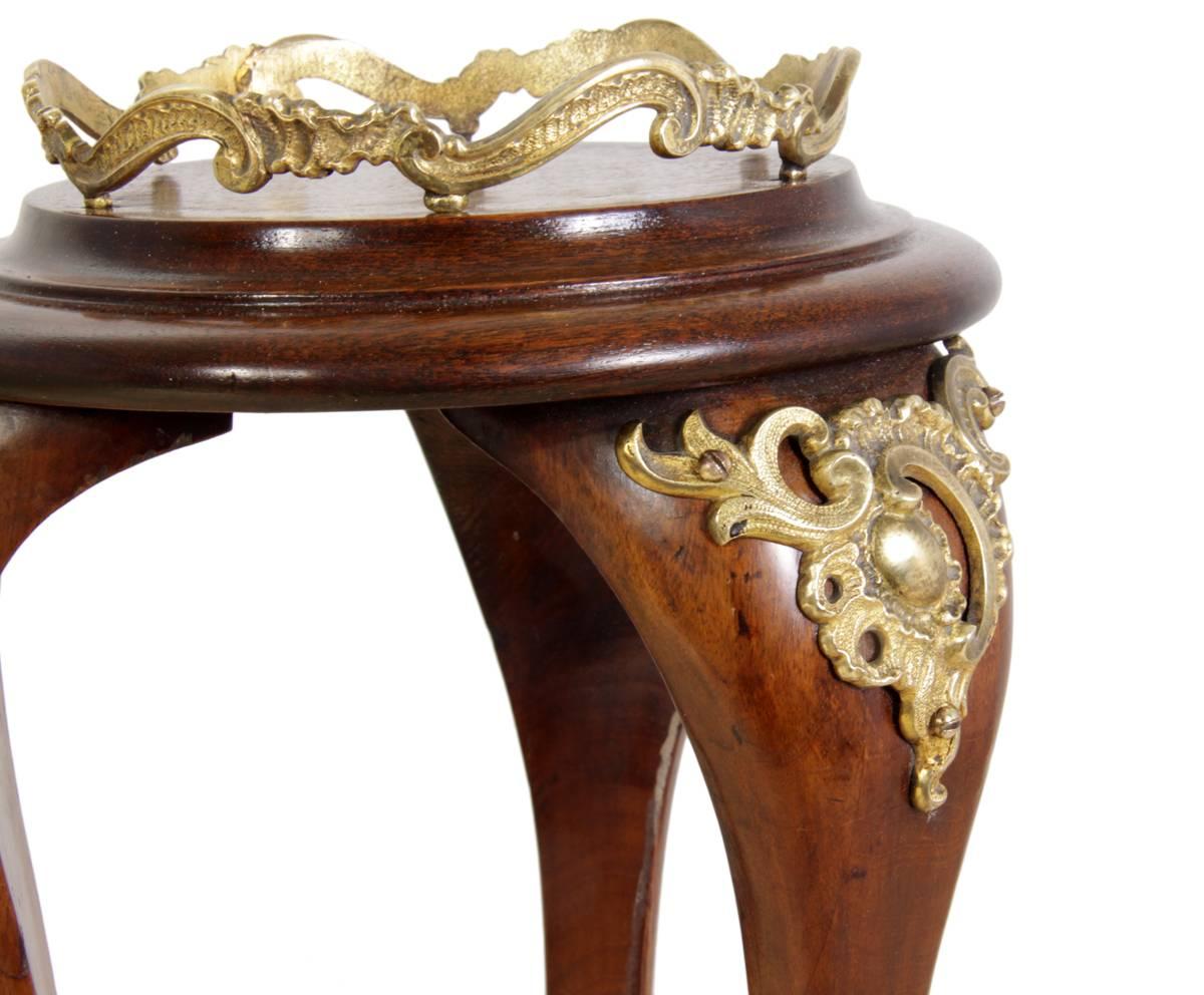 French Mahogany and Gilt Jardinière Stand, circa 1890 3