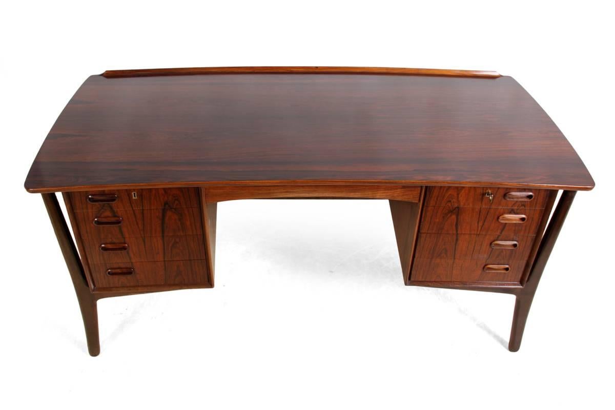 Danish Mid-Century Rosewood Desk by Svend Madsen