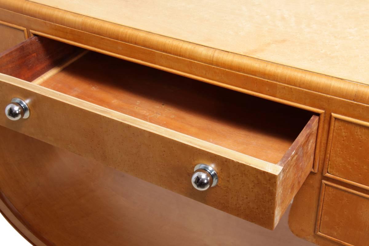 Art Deco Dressing Table in Bird's-Eye Maple 3