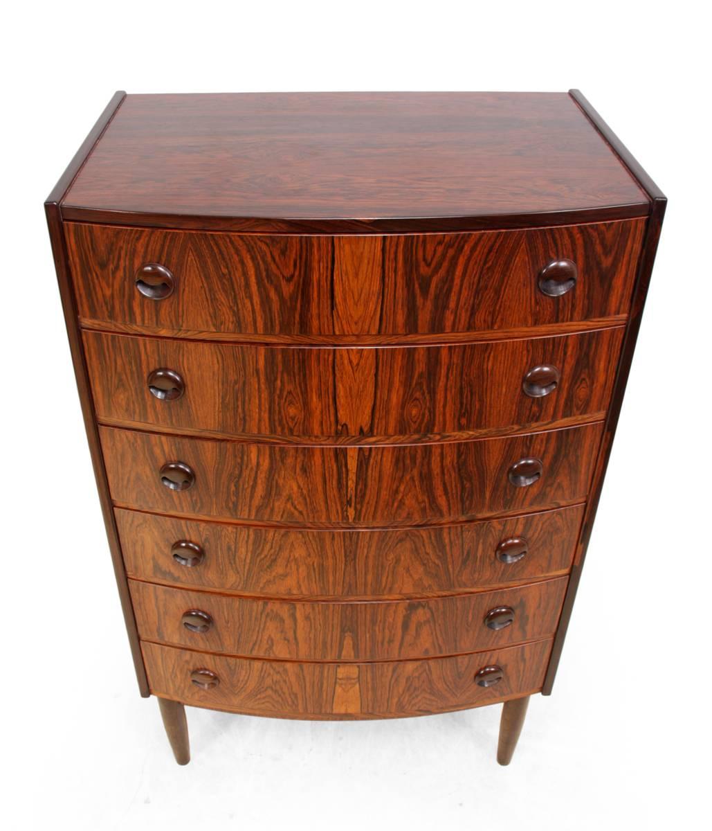 Mid-Century Modern Mid-Century Danish Chest of Drawers in Rosewood