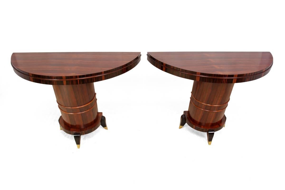 Pair of Art Deco Console Tables, Italian, circa 1930 In Excellent Condition In Paddock Wood, Kent