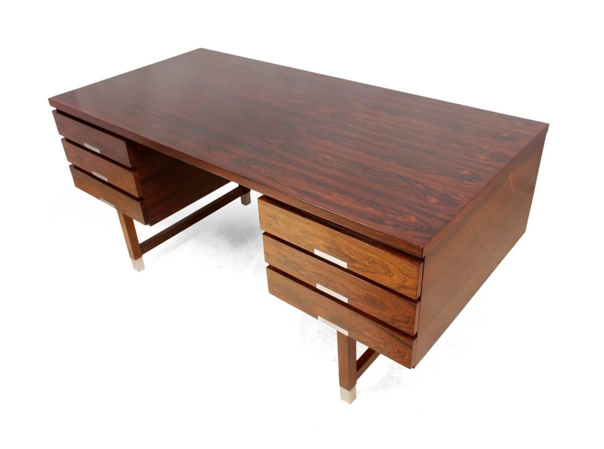 Wood Mid-Century Rosewood EP401 Desk by Kai Kristiansen, circa 1960