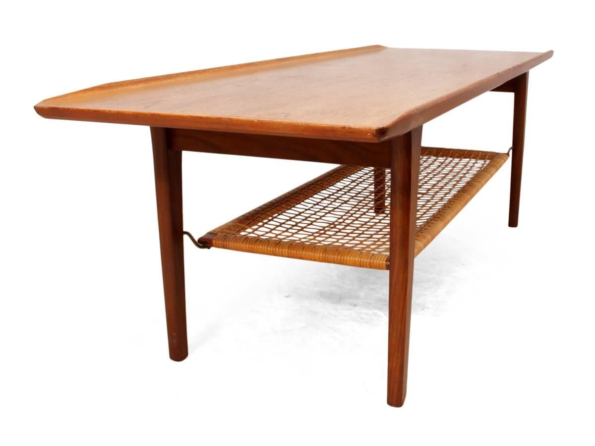 Teak Coffee Table by Hans Wegner, circa 1960 In Excellent Condition In Paddock Wood, Kent