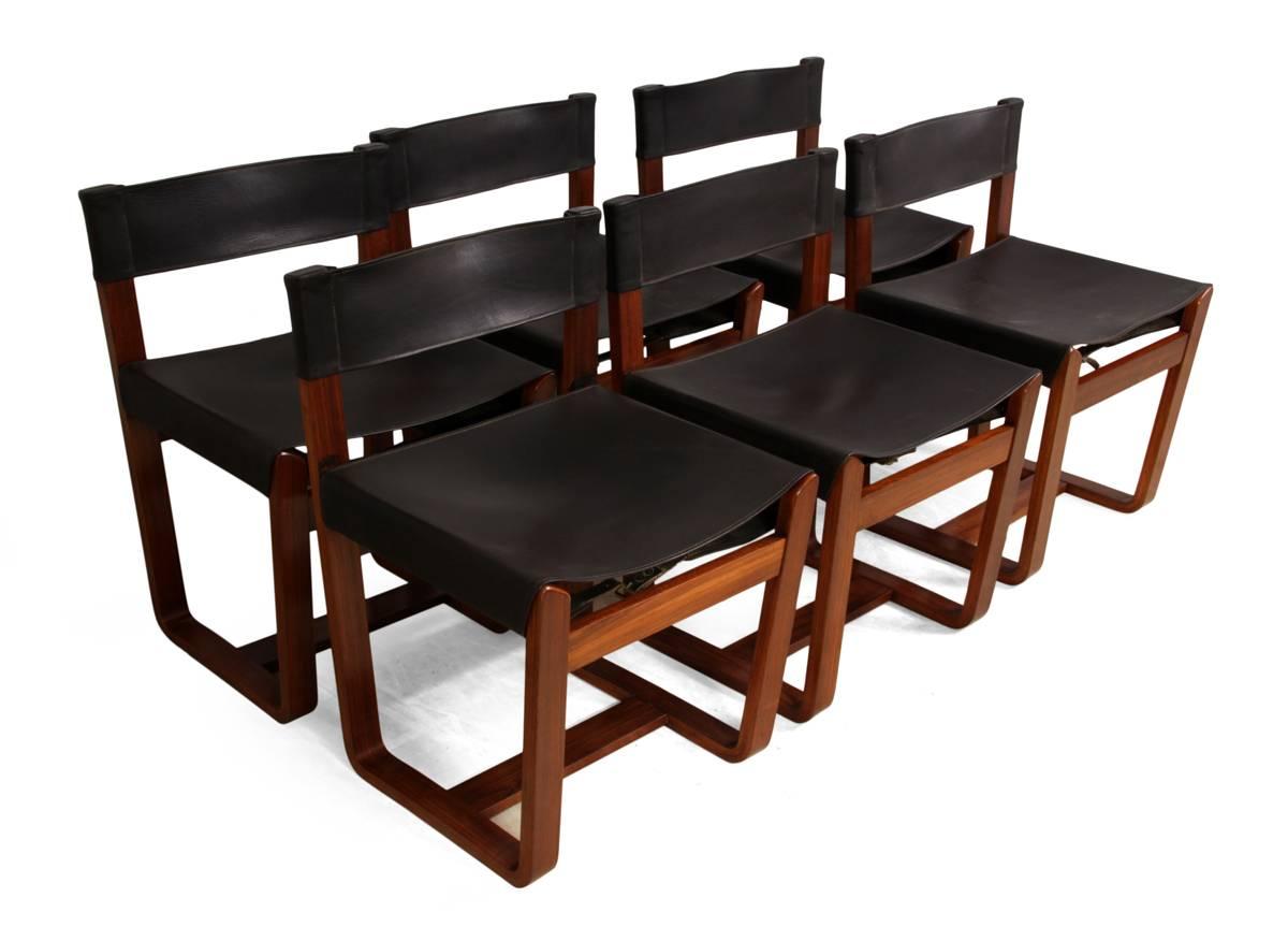 Mid-Century Modern Dining Table and Chairs by Uniflex, circa 1960