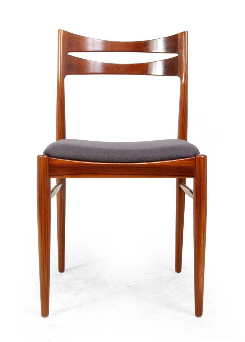 Midcentury Danish Dining Chairs Set of Six 1
