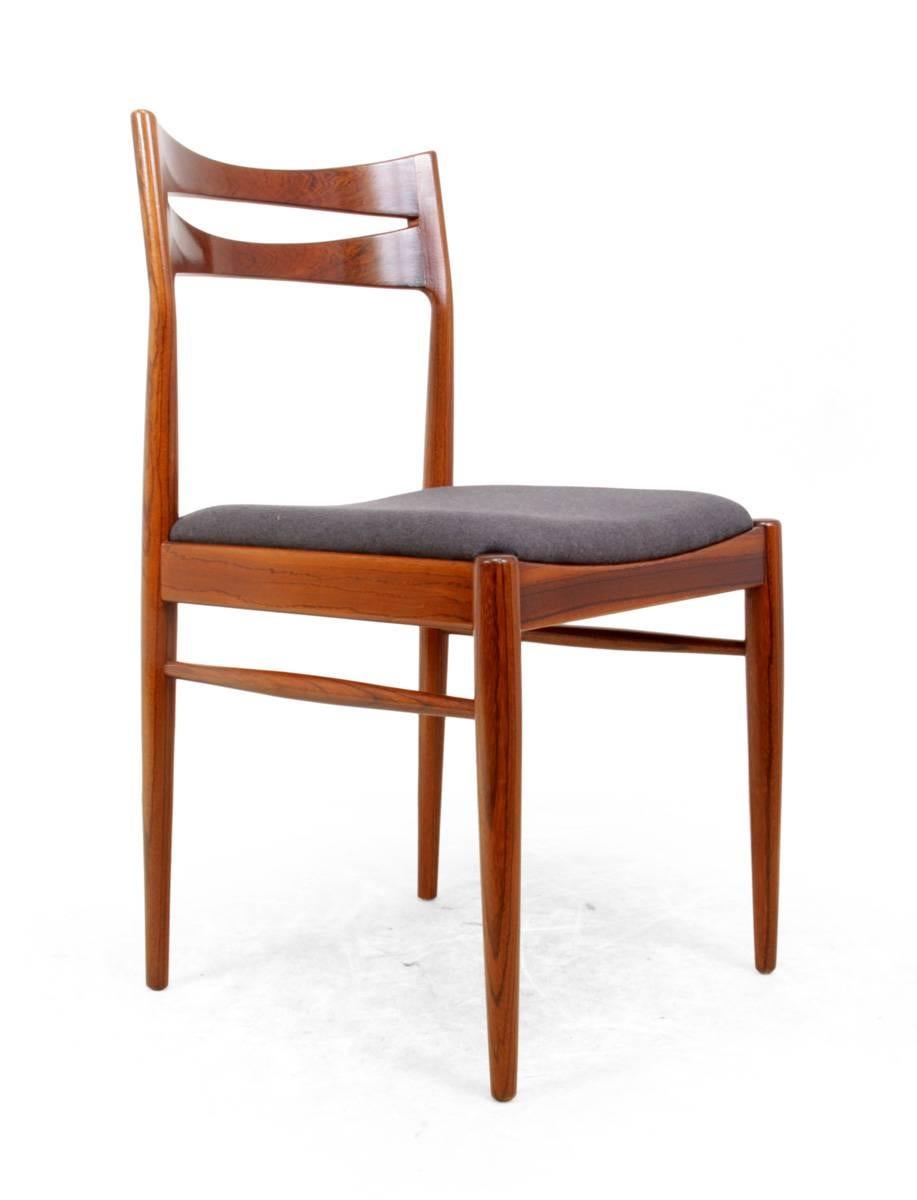 Midcentury Danish Dining Chairs Set of Six 2