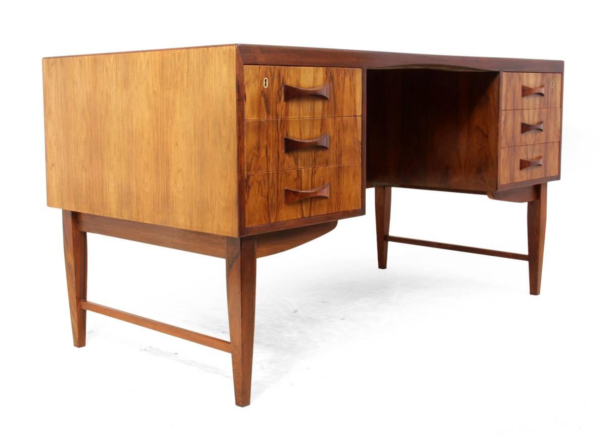 Midcentury Danish Rosewood Desk 1