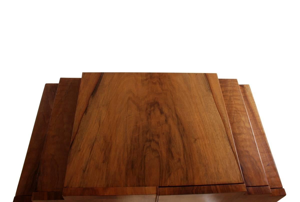 Art Deco Gentleman's Wardrobe in Walnut, circa 1930 3