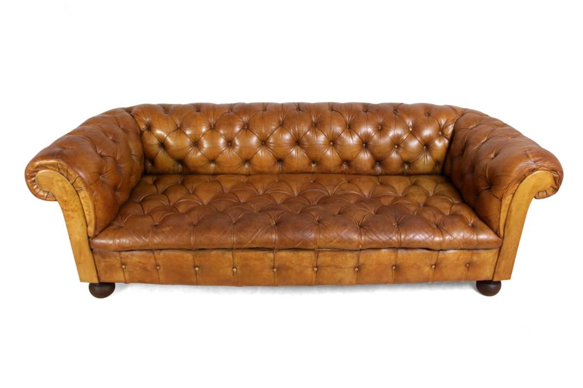 buttoned sofa