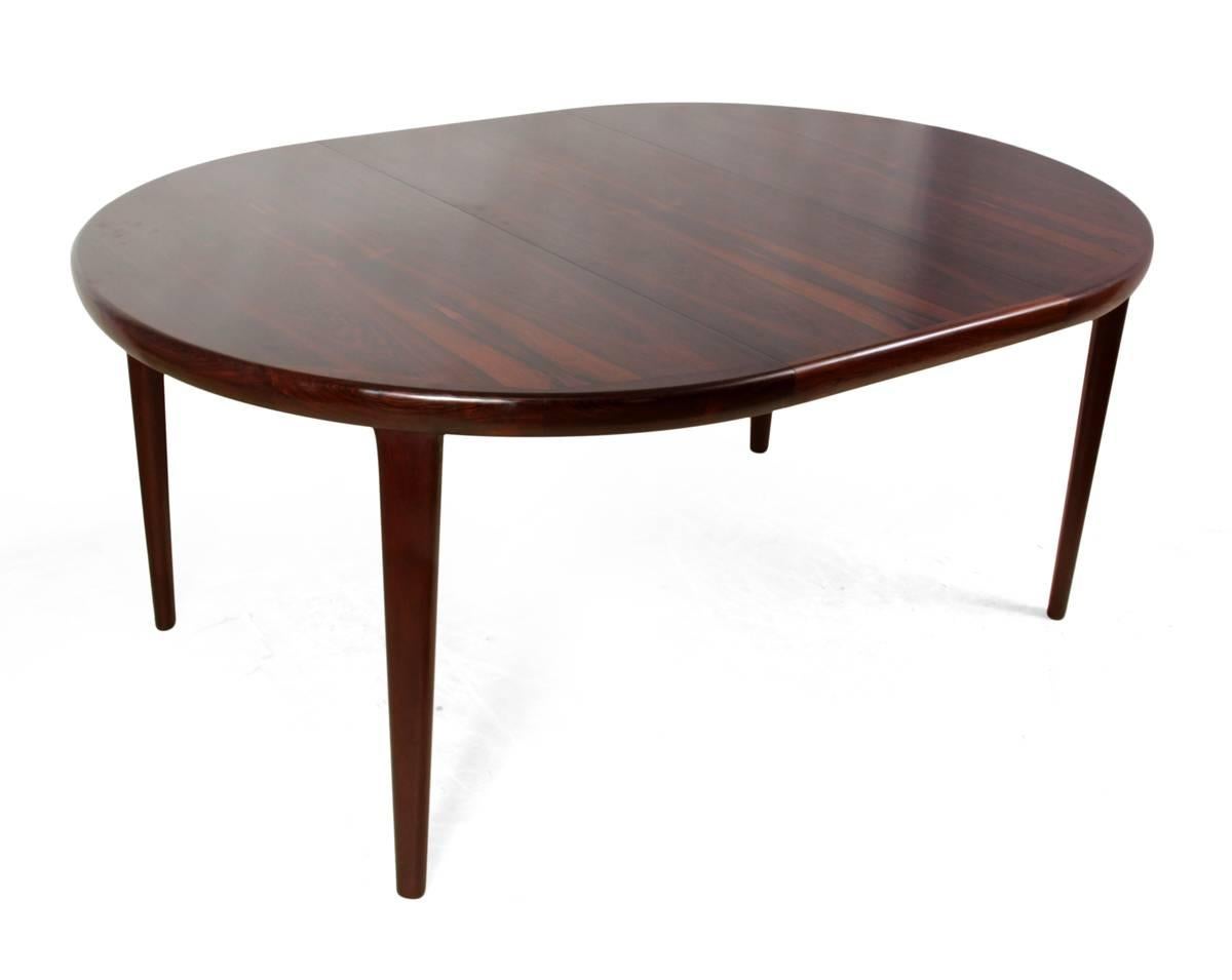 Wood Midcentury Dining Table in Rosewood by Spottrup