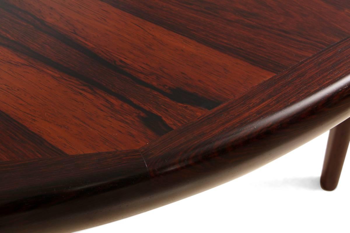 Midcentury Dining Table in Rosewood by Spottrup In Excellent Condition In Paddock Wood, Kent