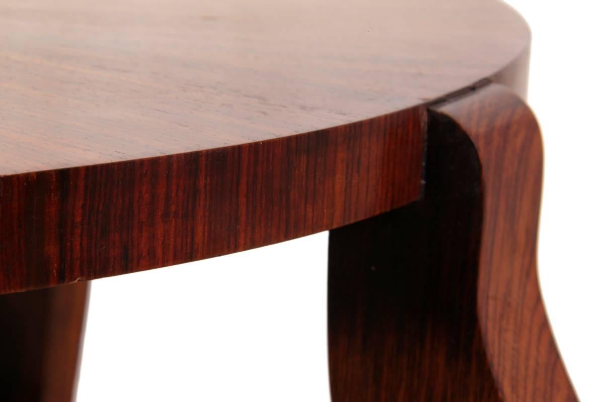 French Art Deco Coffee Table in Rosewood, circa 1920
