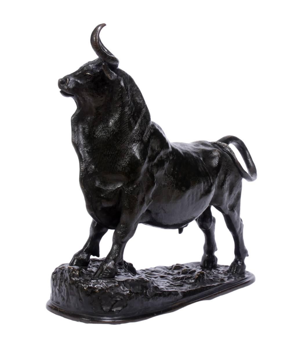 casting bronze bull