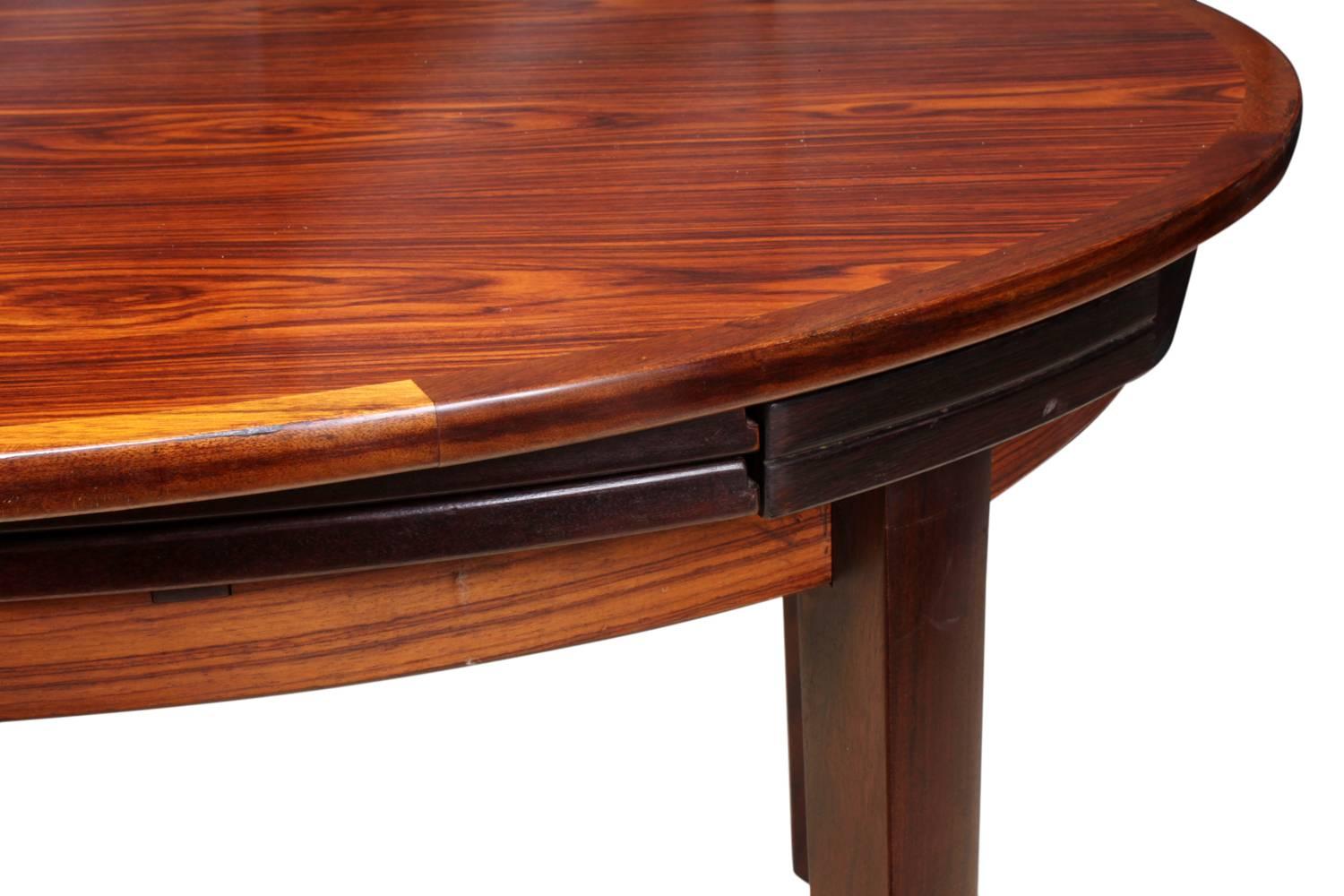 Late 20th Century Rosewood Flip Flap Lotus Table by Dyrlund