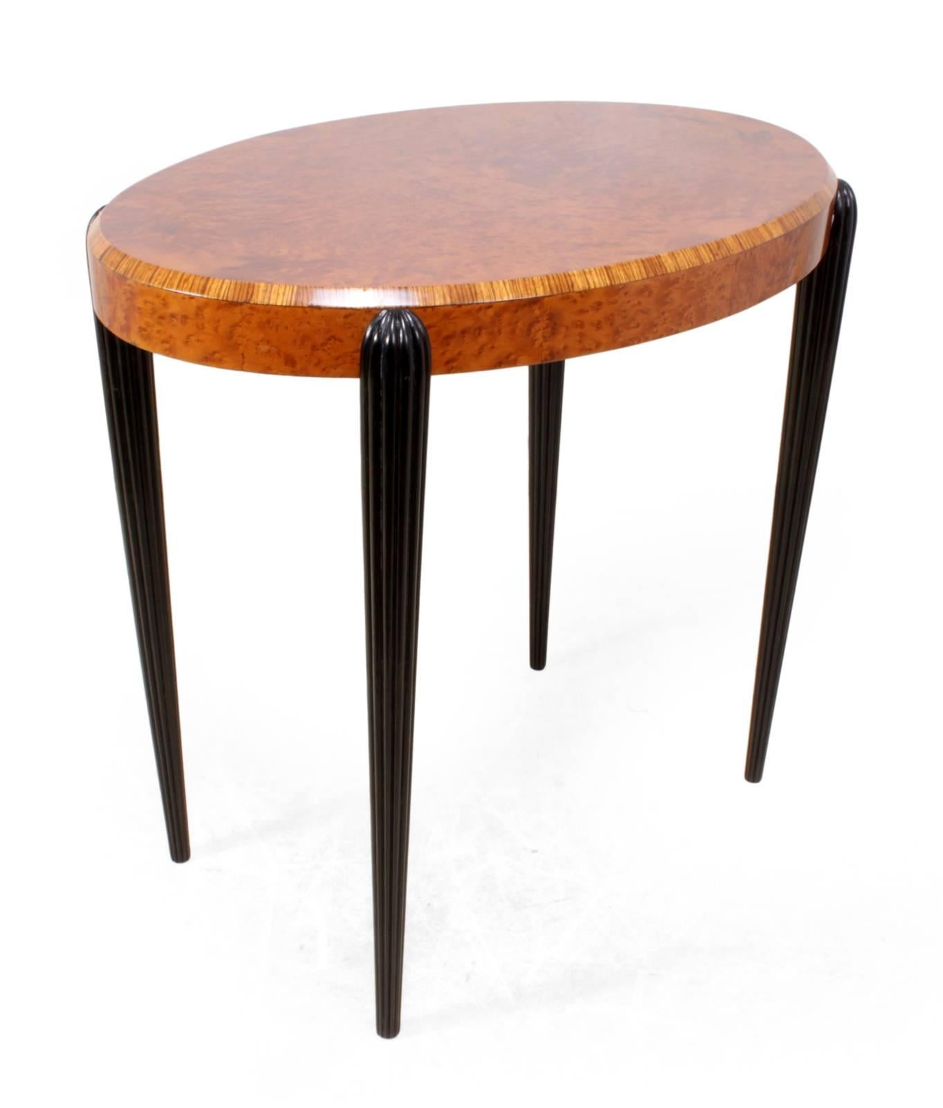 Early 20th Century Art Deco Side Table in the Style of Rhulman