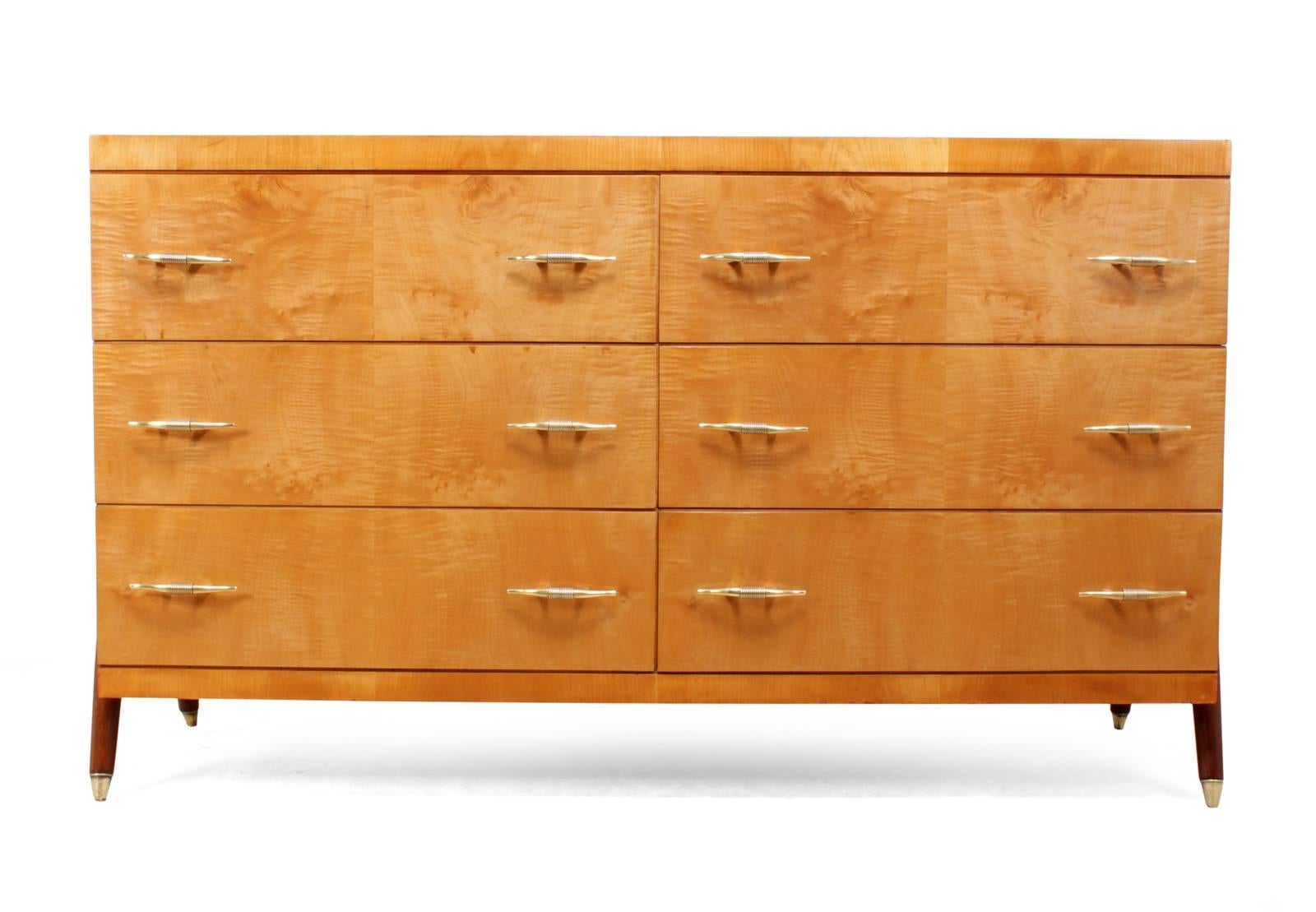 Midcentury Italian Chest of Drawers In Excellent Condition In Paddock Wood, Kent