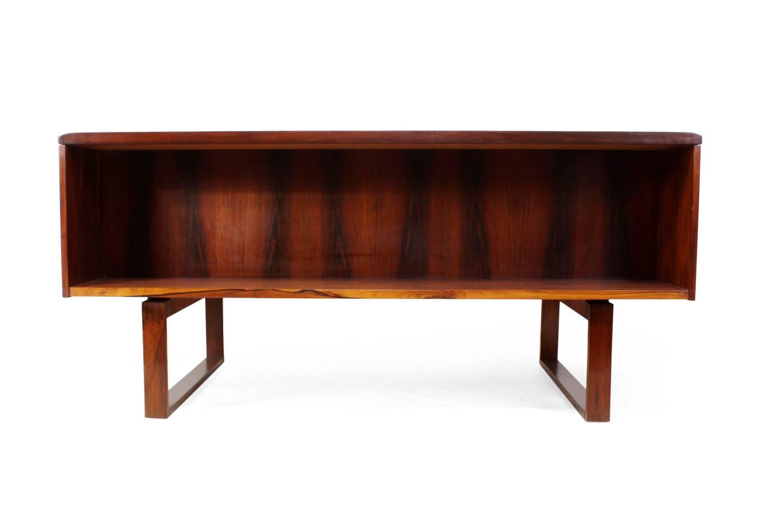 Midcentury Rosewood Desk by Henning Jensen 3