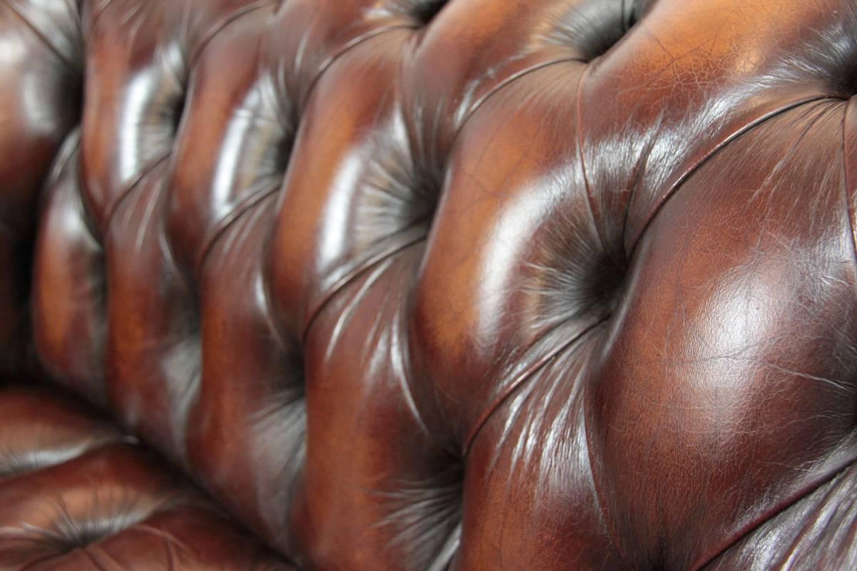 Vintage Leather Chesterfield 4