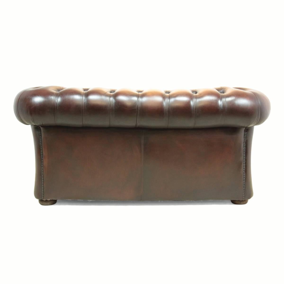 Vintage Leather Chesterfield 1