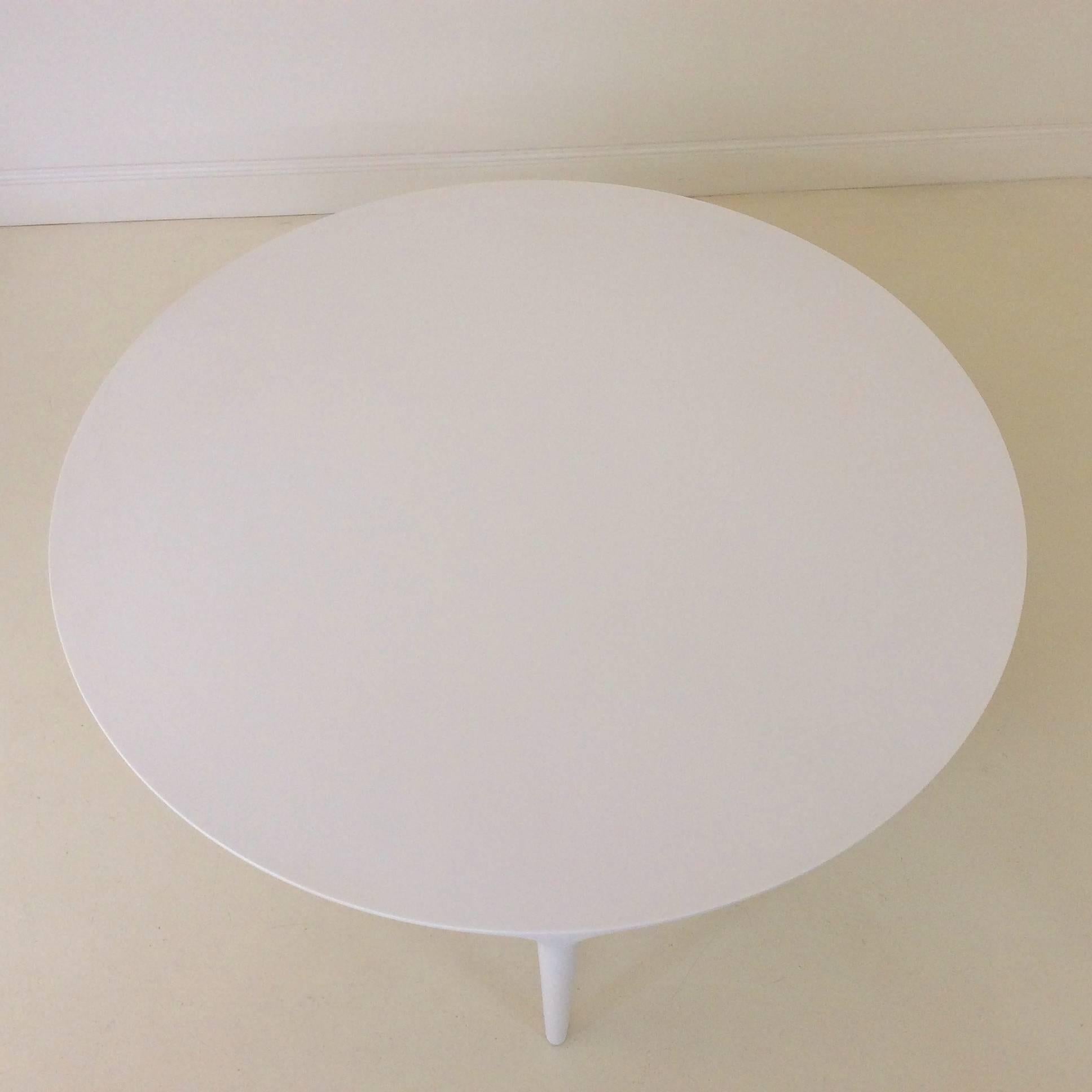 Belgian Large Contemporary Round Coffee Table by Wolfgang Bregentzer, Limited Edition