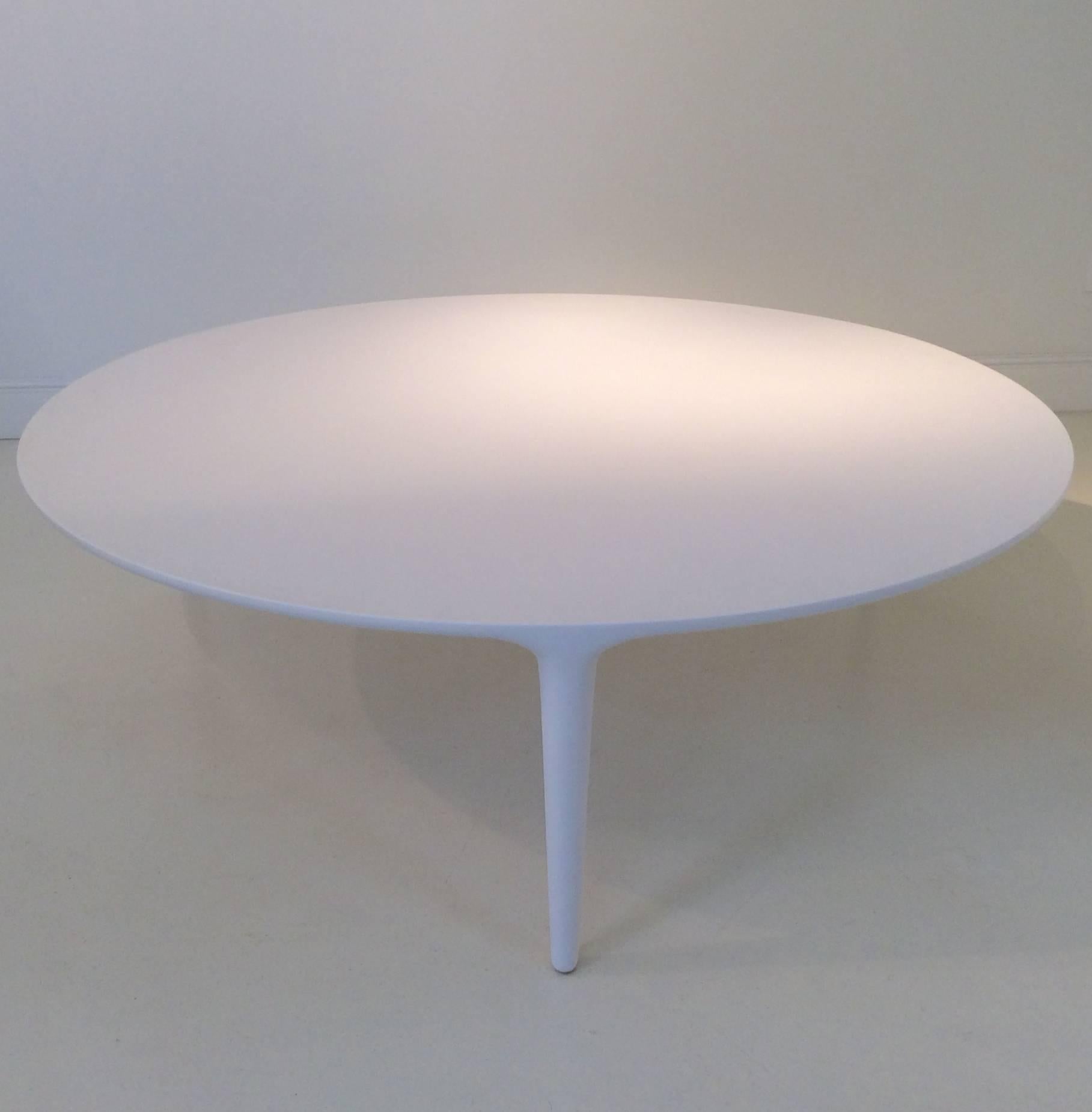 Resin Large Contemporary Round Coffee Table by Wolfgang Bregentzer, Limited Edition