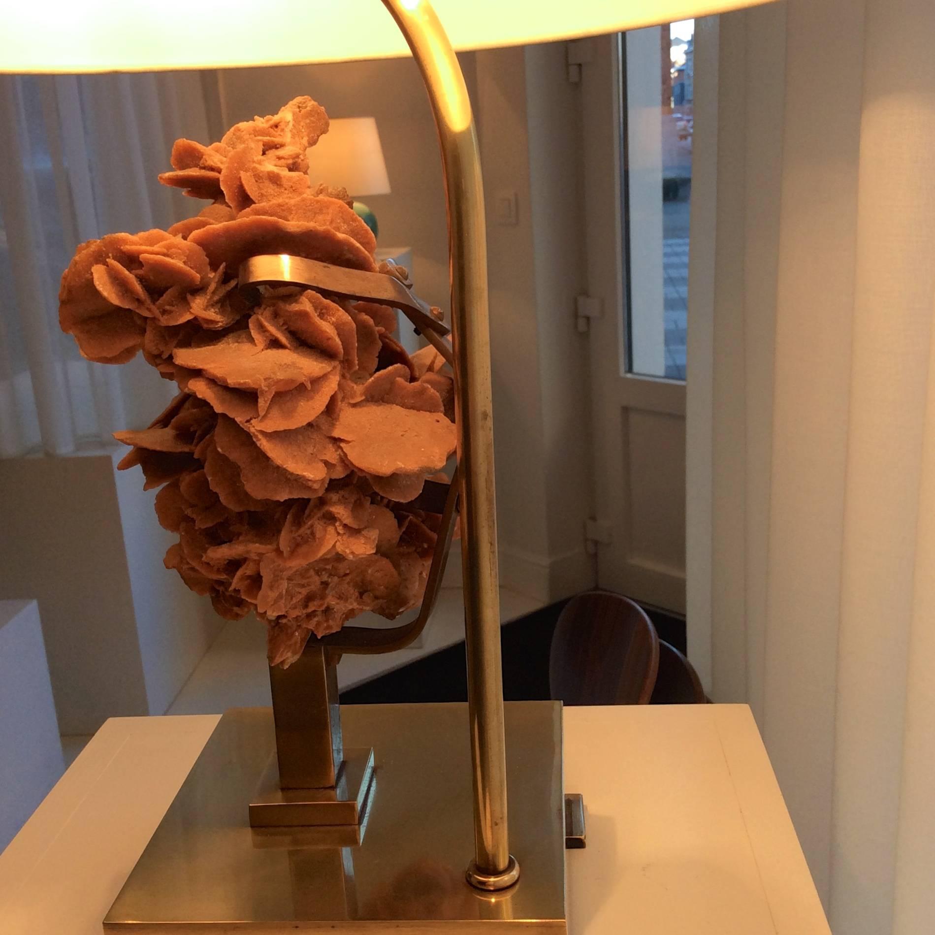 Desert Rose Table Lamp, circa 1970, Belgium. In Good Condition In Brussels, BE