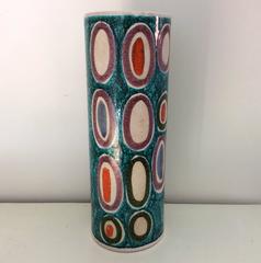 Large Abstract Italian Ceramic Vase, circa 1960