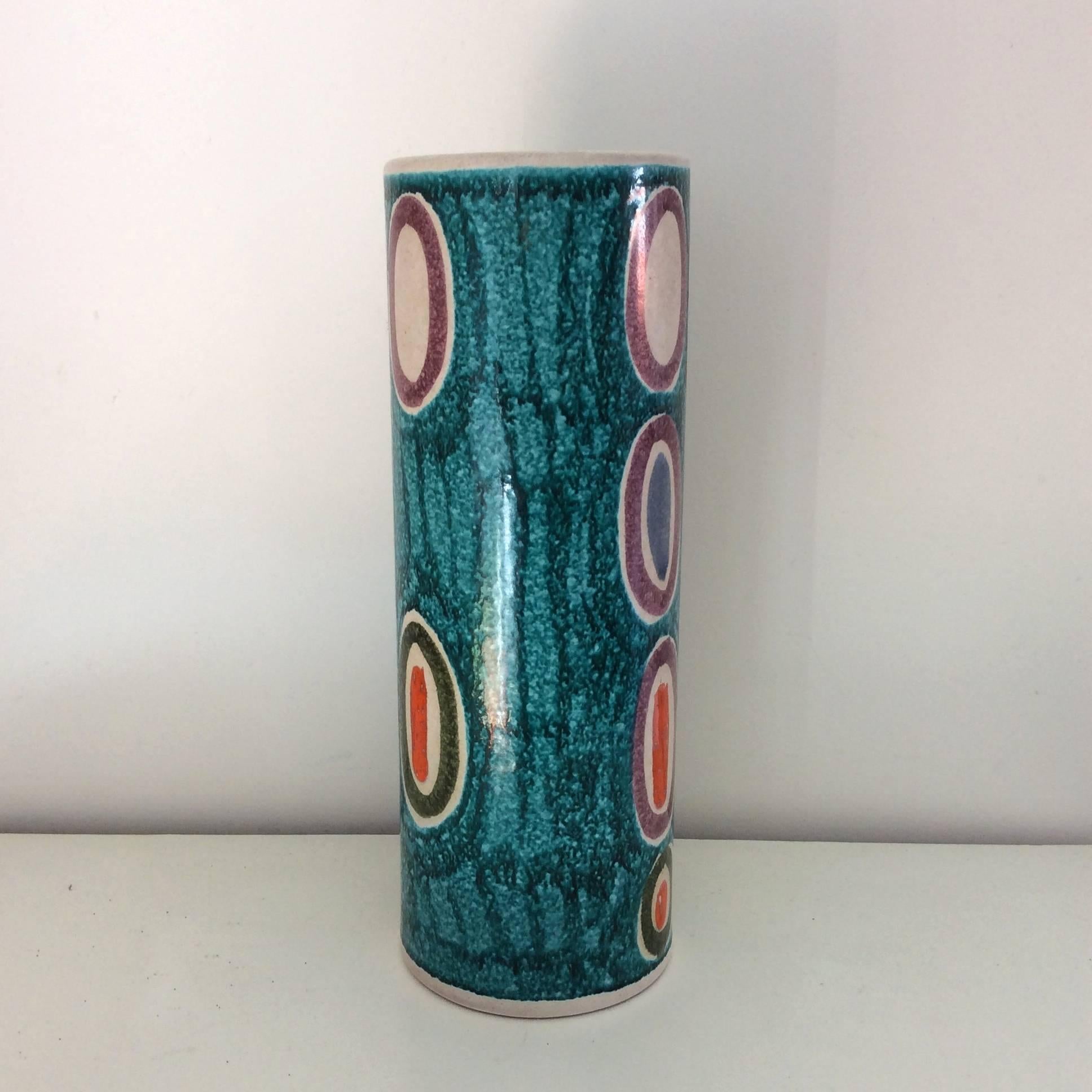 Mid-20th Century Large Abstract Italian Ceramic Vase, circa 1960