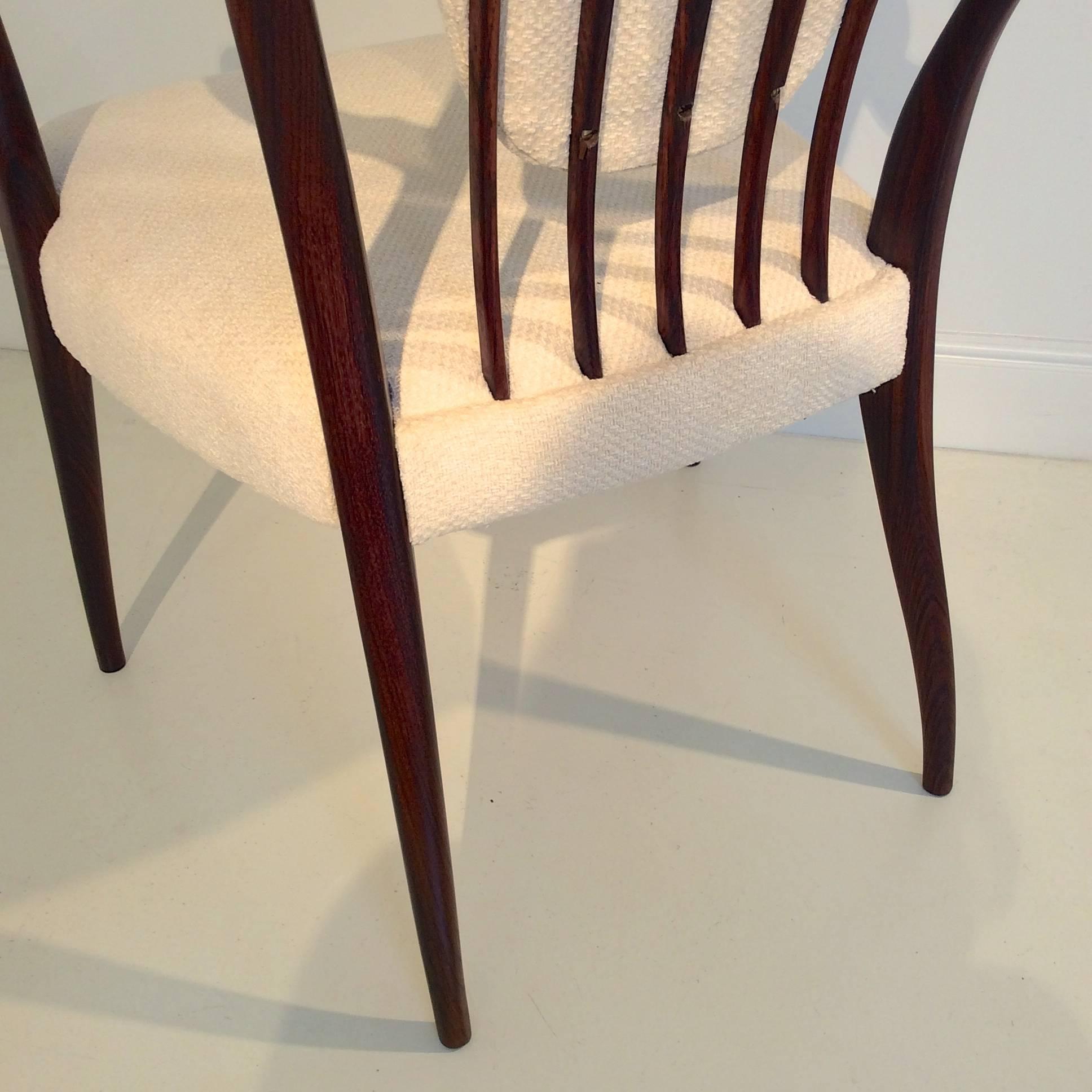 Brass Pair of Andrew J. Milne Armchairs, circa 1947, UK