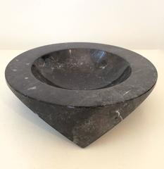 Enzo Mari Dark Grey Marble "Paros D1" Vide-Poche, 1964 for Danese