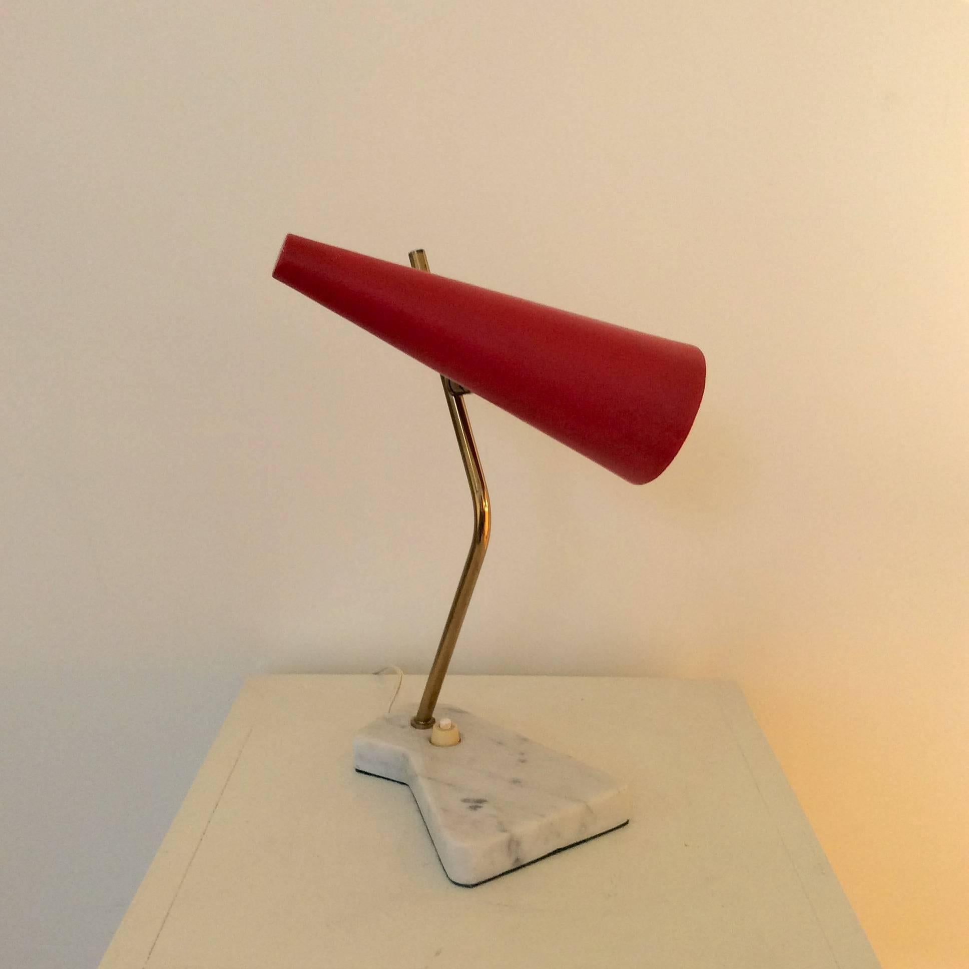Mid-Century Modern Italian Table Lamp, circa 1950