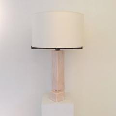 Lampe de table en marbre Jan Vlug:: circa 1975:: Belgique