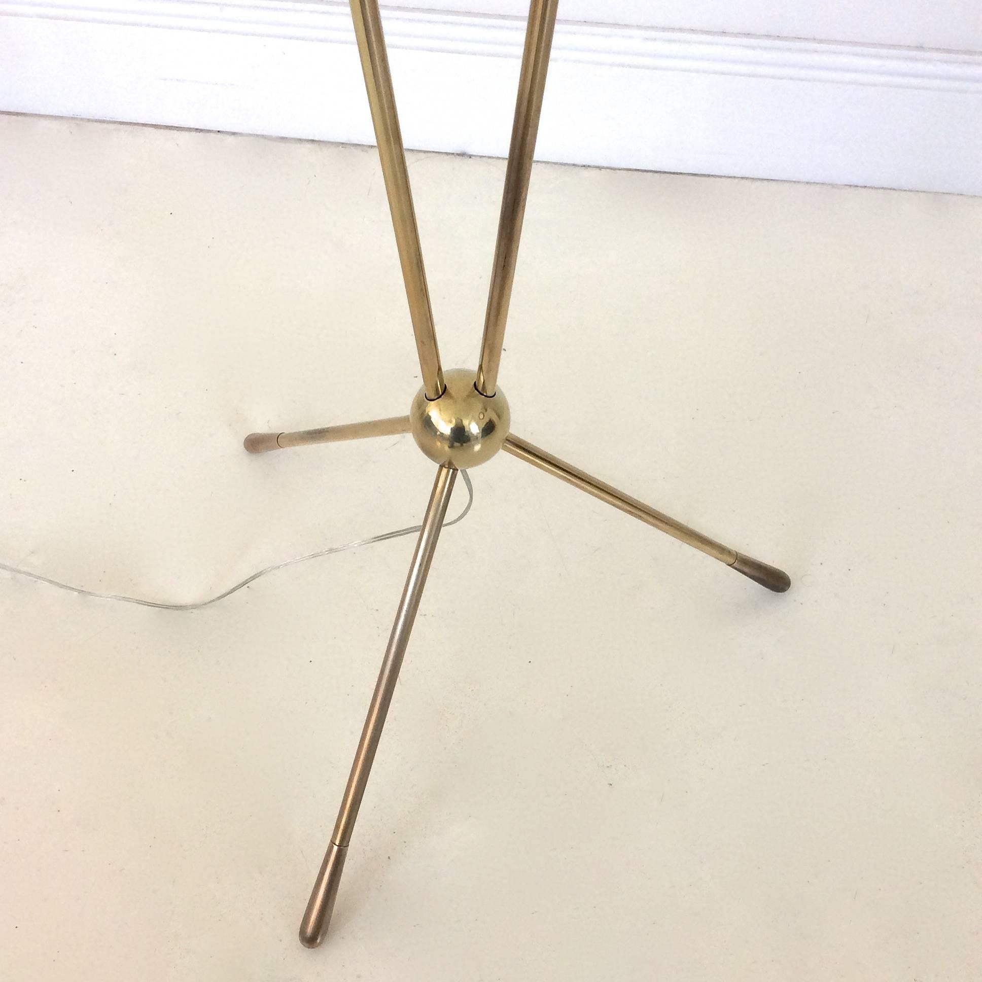 Brass Floor Lamp, circa 1950, Italy 2