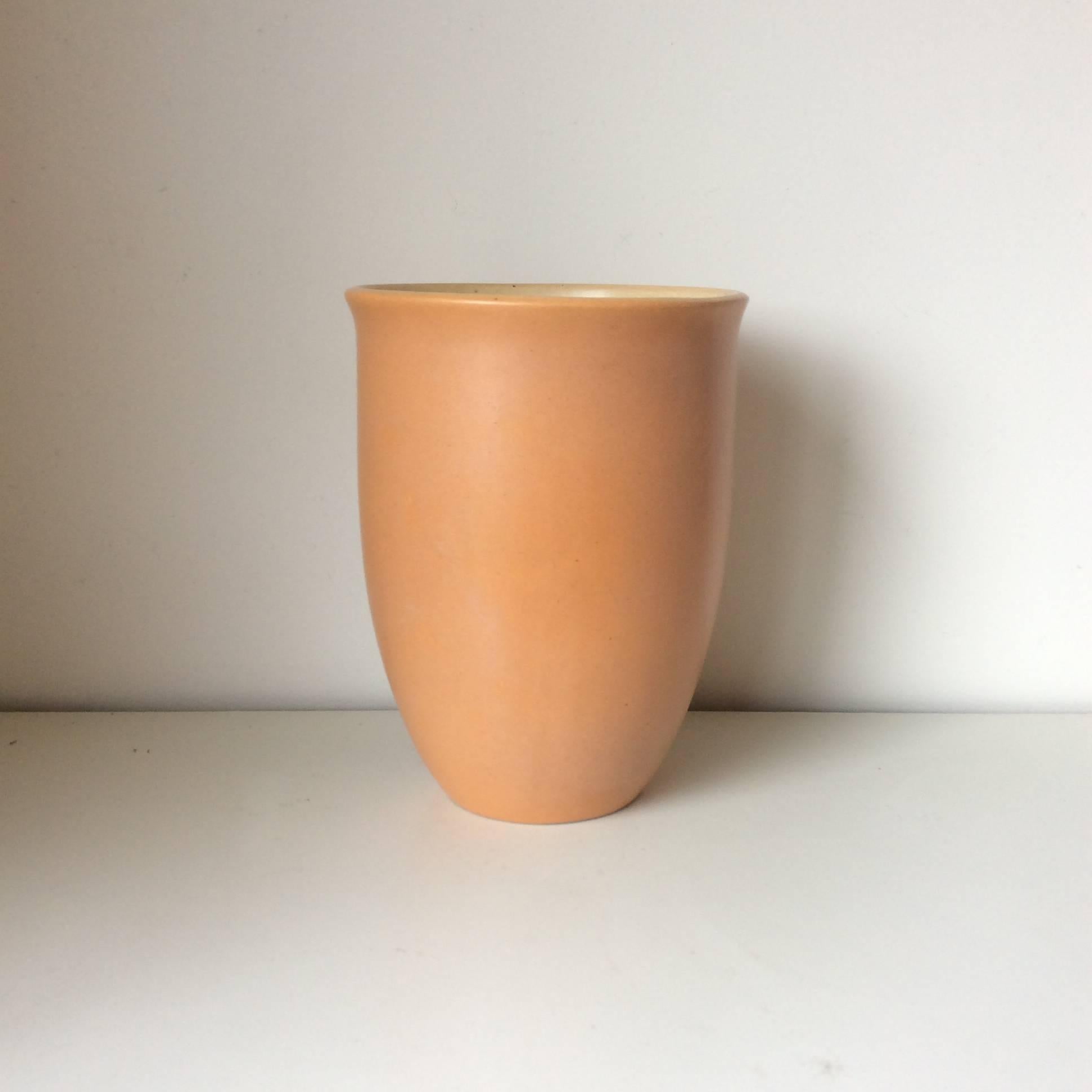 Paul Chambost egg shell ceramic vase, circa 1950, France.
Dimensions: Height 20 cm, diameter 14 cm.
Good original condition.
We ship worldwide
 All purchases are covered by our Buyer Protection Guarantee.
This item can be returned within 14 days of