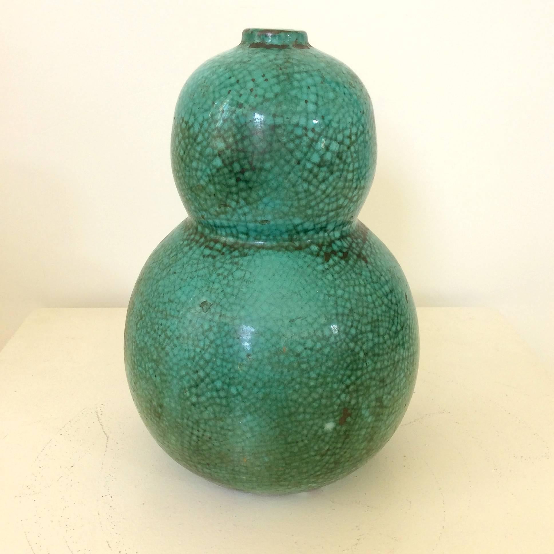 Mid-20th Century Primavera Glazed Ceramic Vase, circa 1930, France