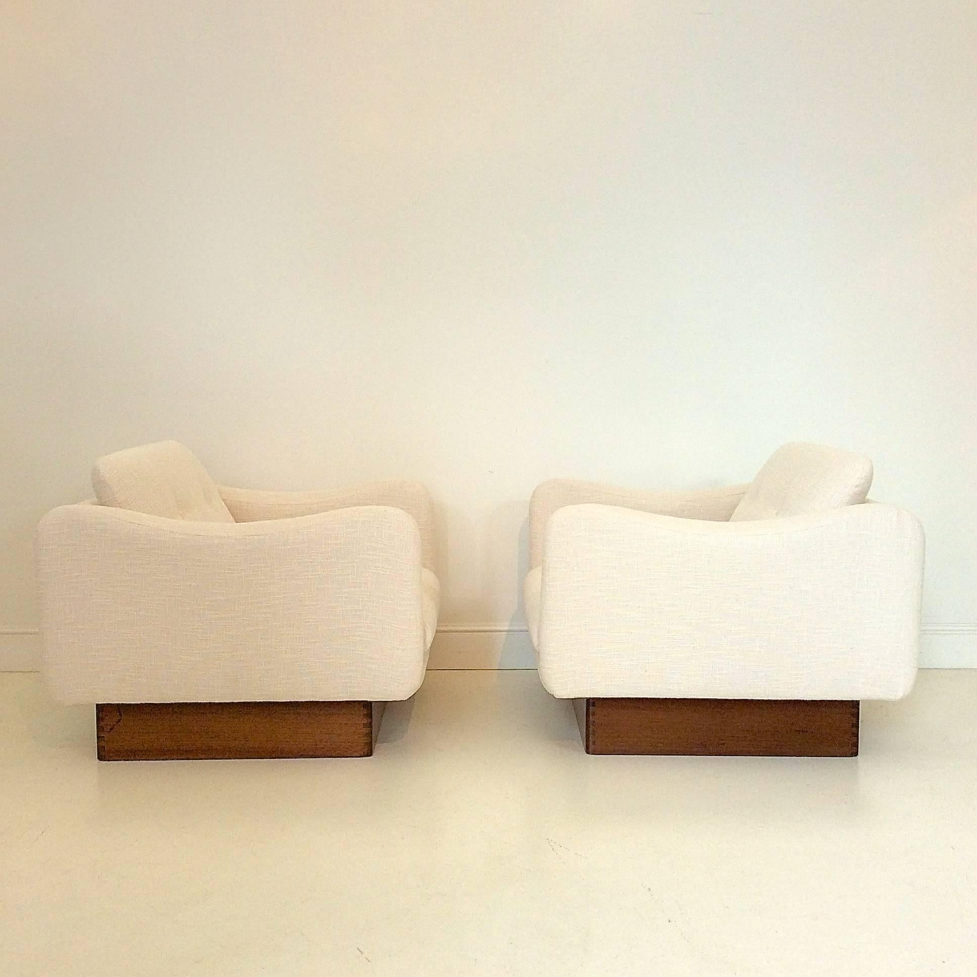 French Michel Mortier Armchairs, 