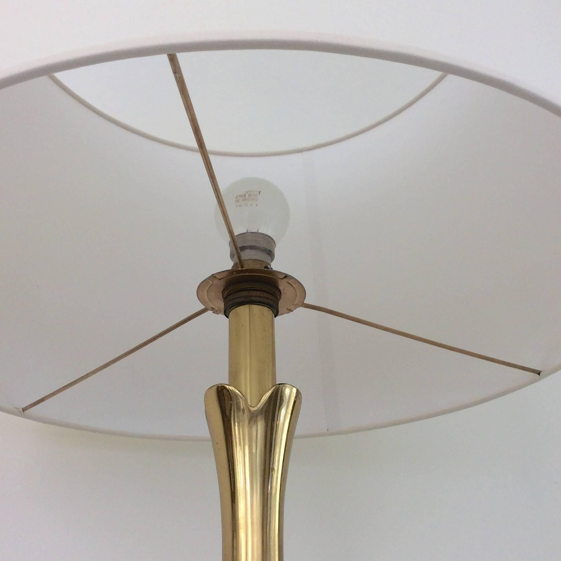 Scarpa Signed Brass Table Lamp 1