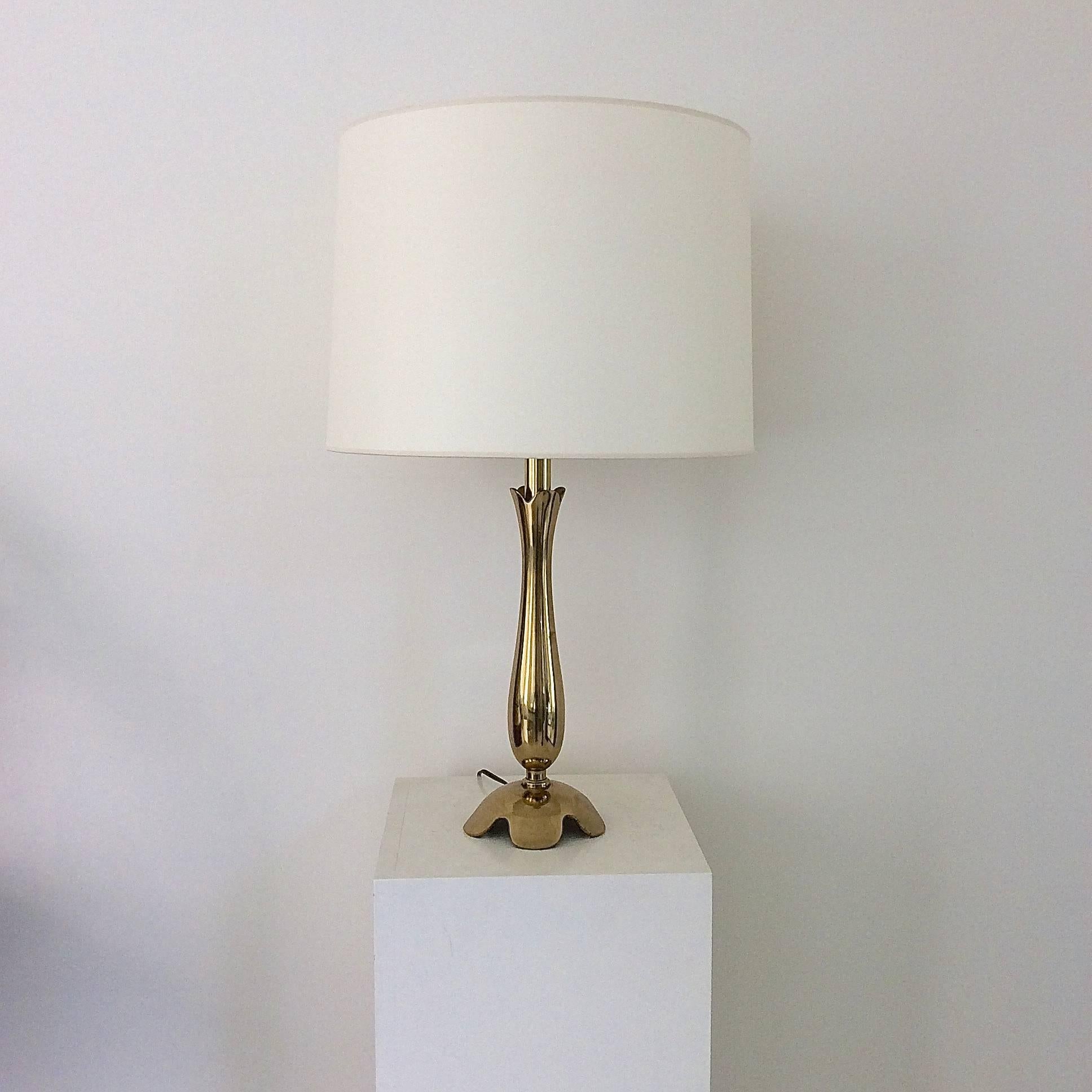 Scarpa Signed Brass Table Lamp 2