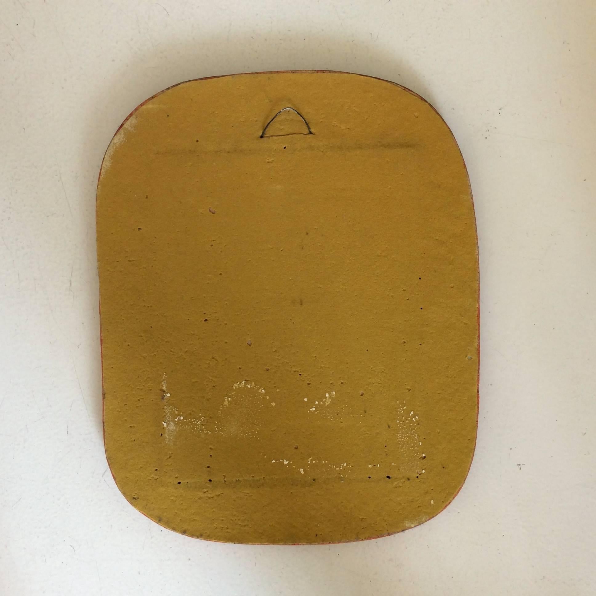 Ceramic Mirror, Juliette Derel Attributed, circa 1950, France 2