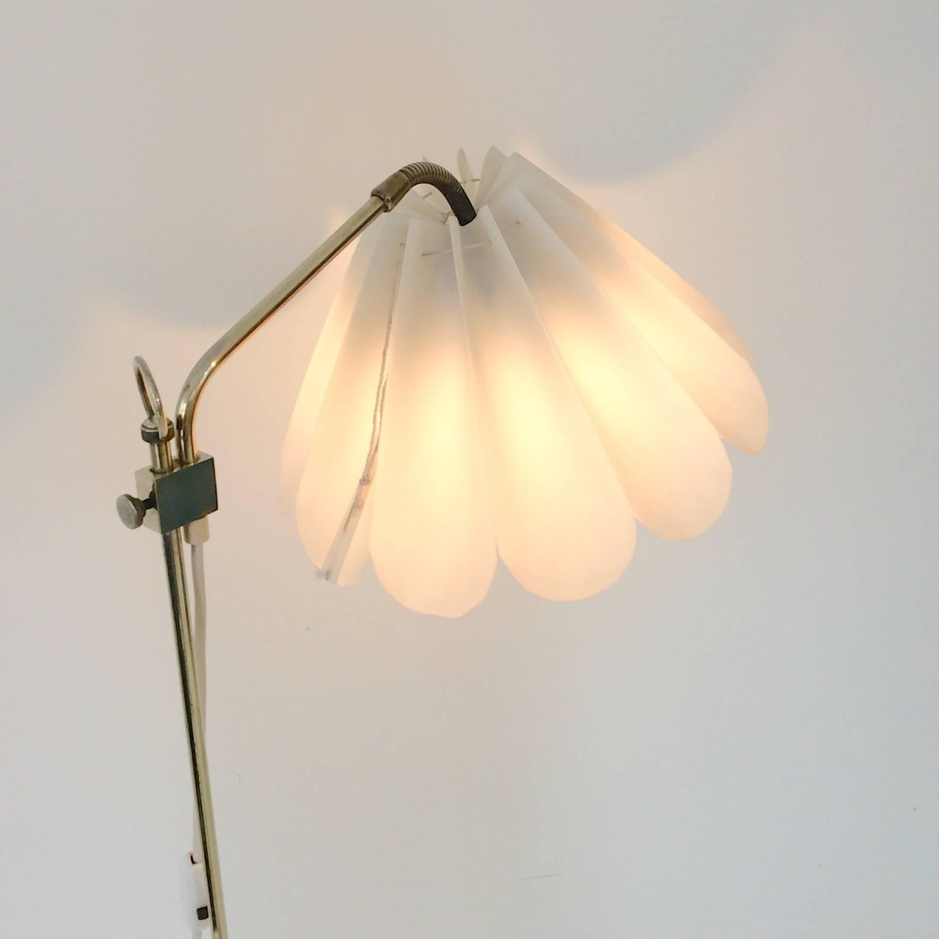 Mid-Century Modern Adjustable Scandinavian Floor Lamp, circa 1960