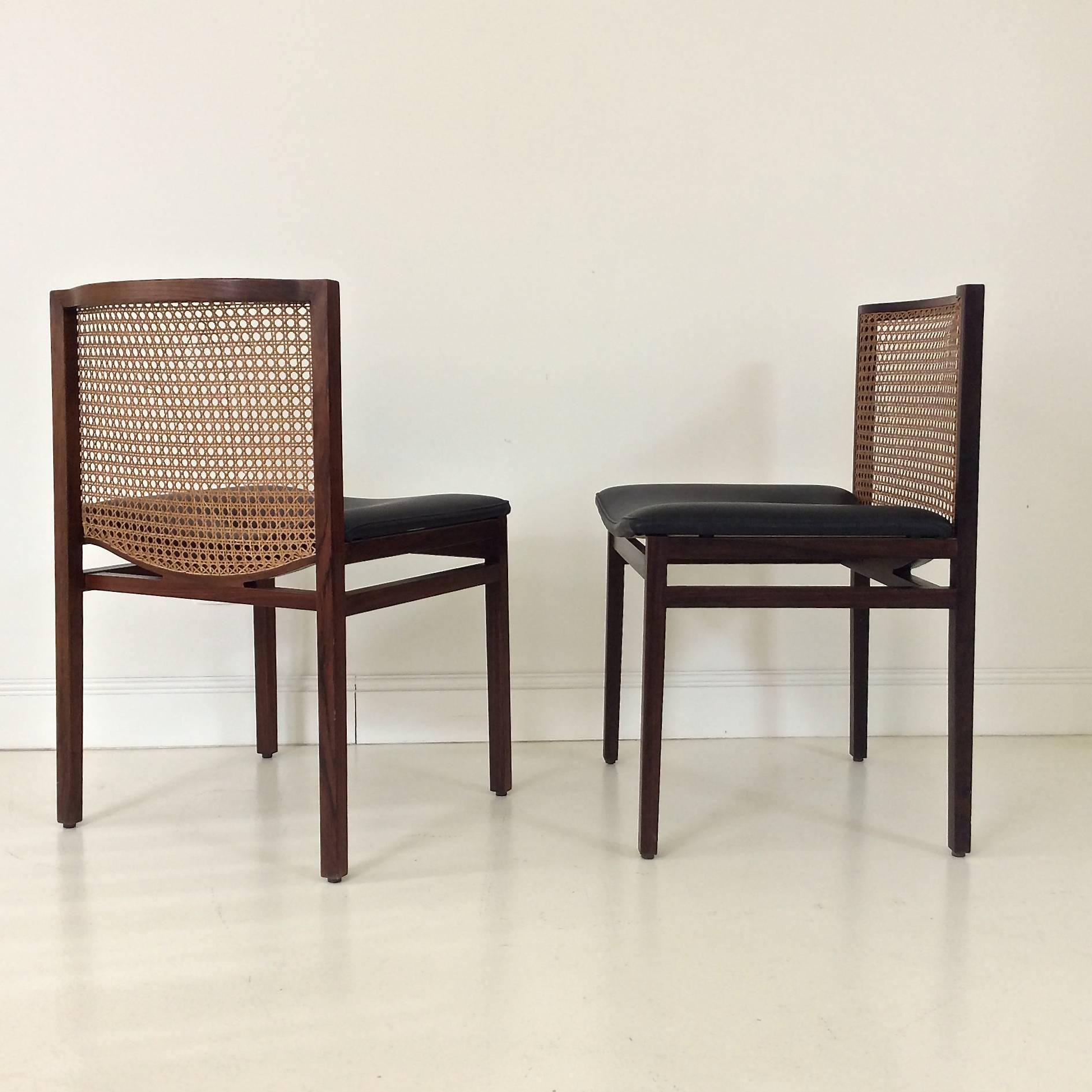 Set of Four Scandinavian Dining Armchairs, circa 1960, Denmark In Good Condition In Brussels, BE