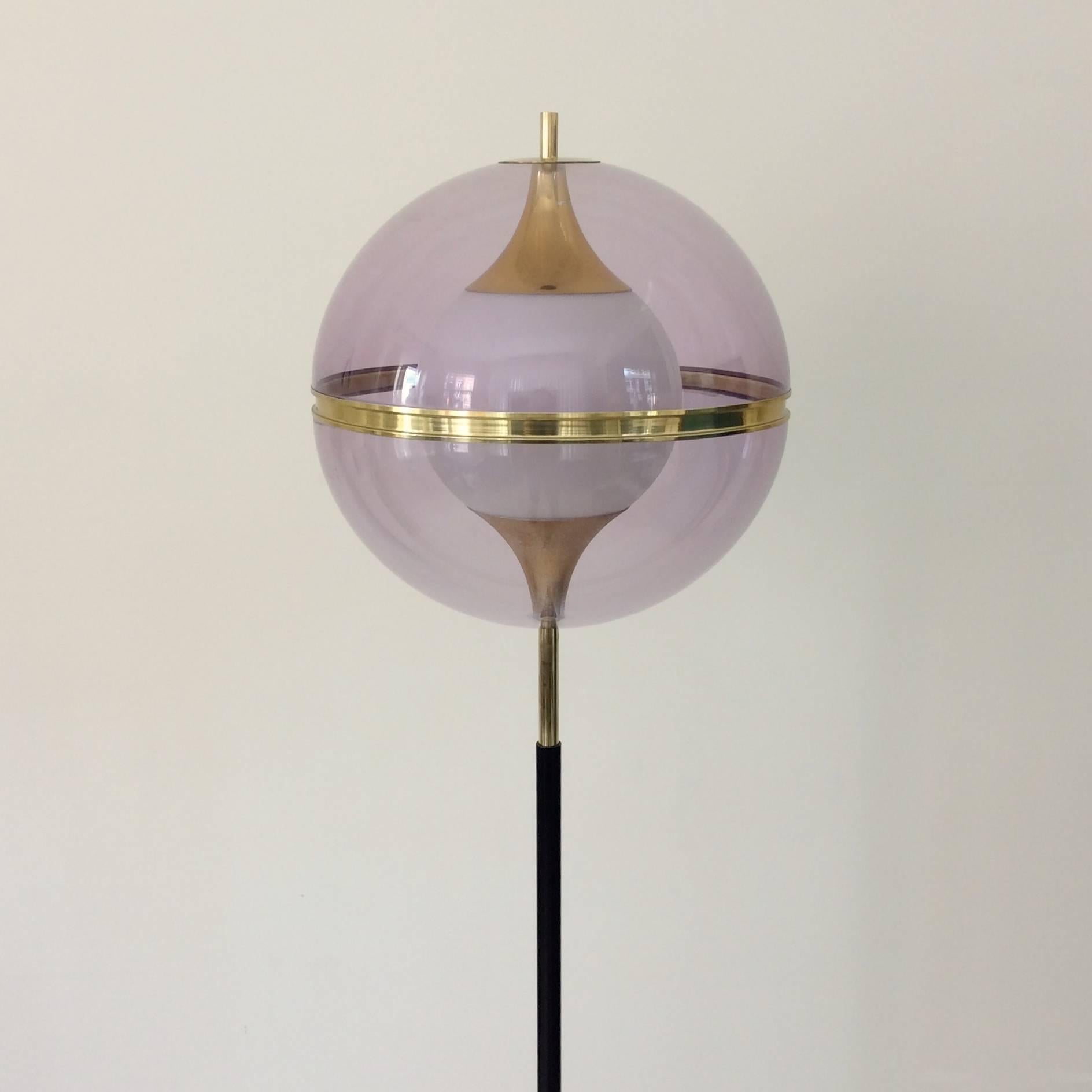 Mid-Century Modern Rare Floor Lamp by Stilux, circa 1960, Italy