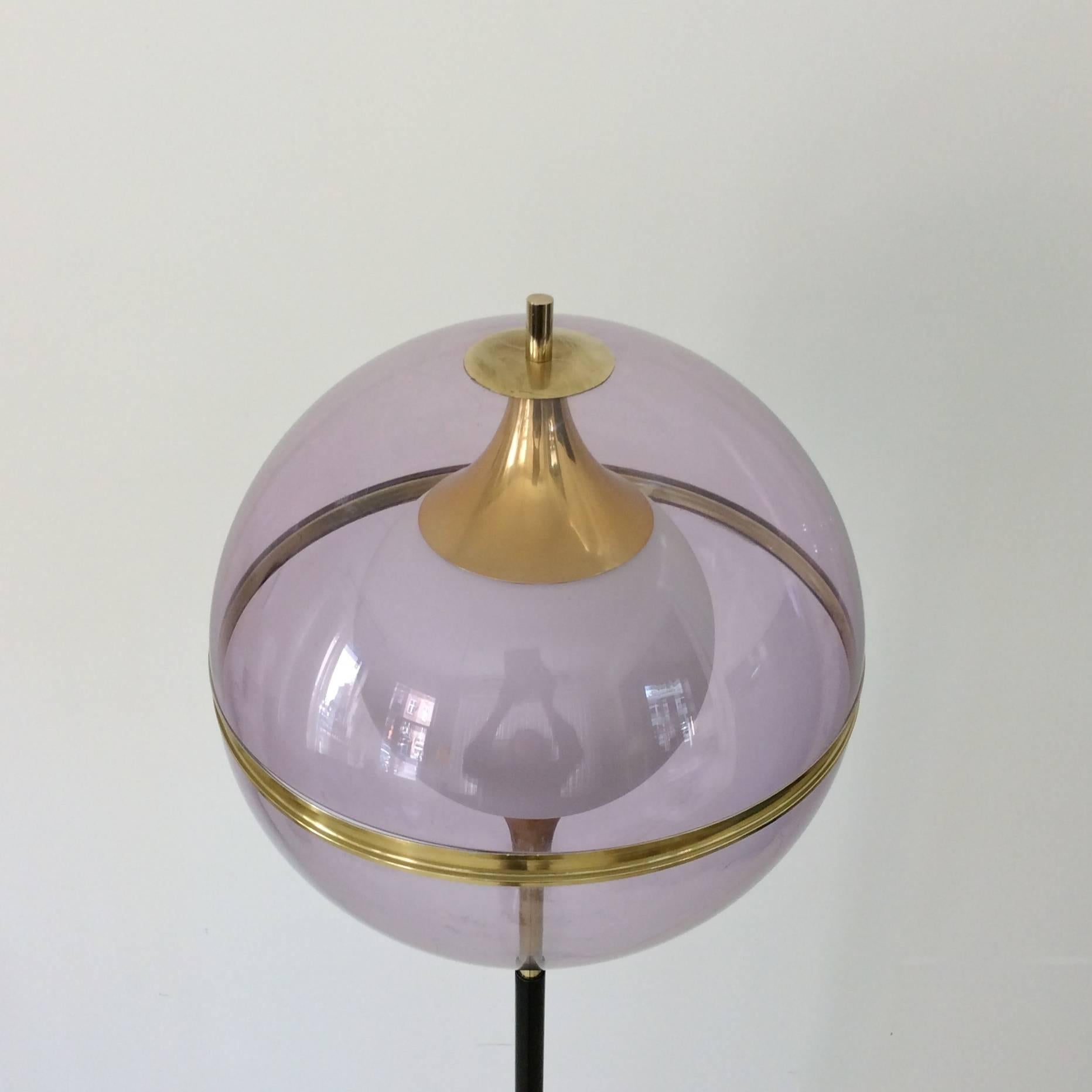 Enameled Rare Floor Lamp by Stilux, circa 1960, Italy