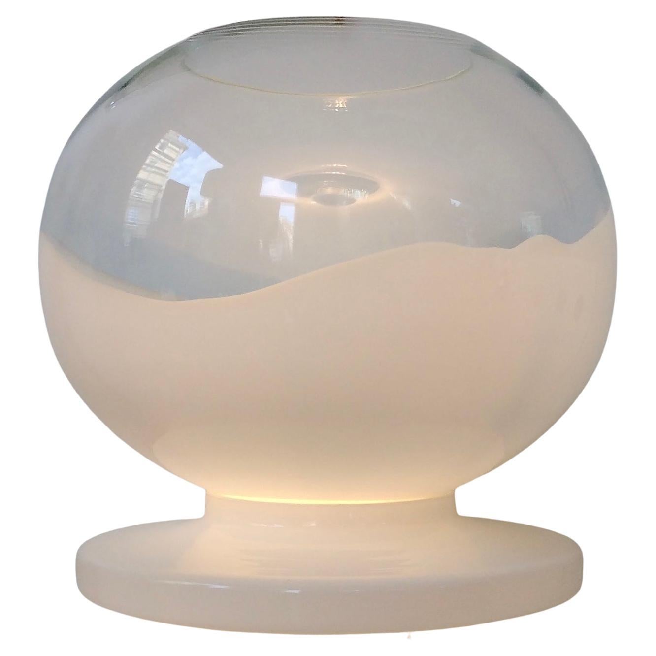 Murano Glass Large Table Lamp by Mazzega, circa 1970, Italy