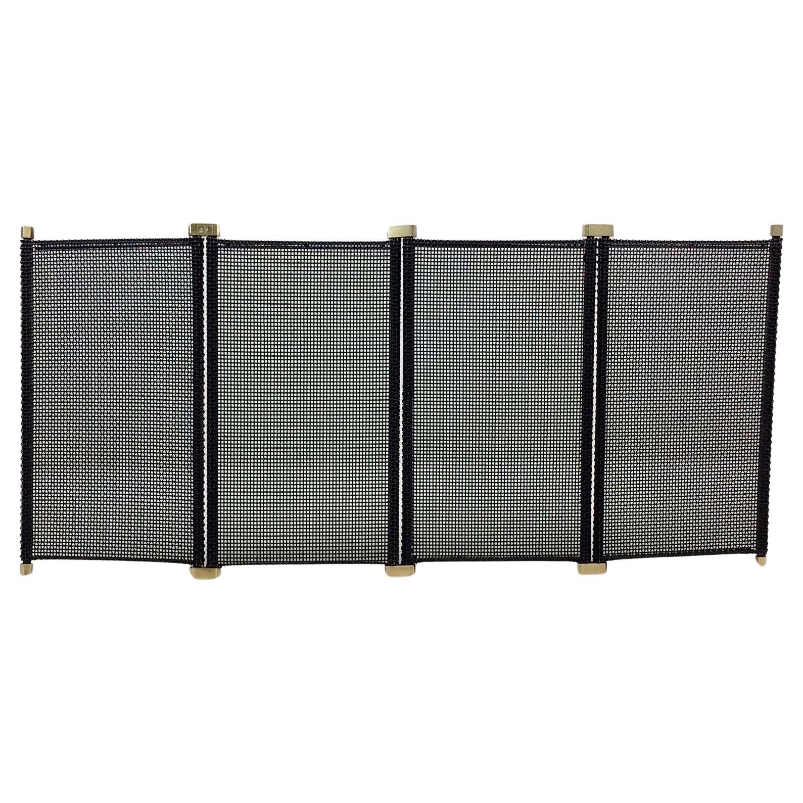 Tobia & Afra Scarpa Adjustable Fireplace Screen, circa 1970, Italy For Sale