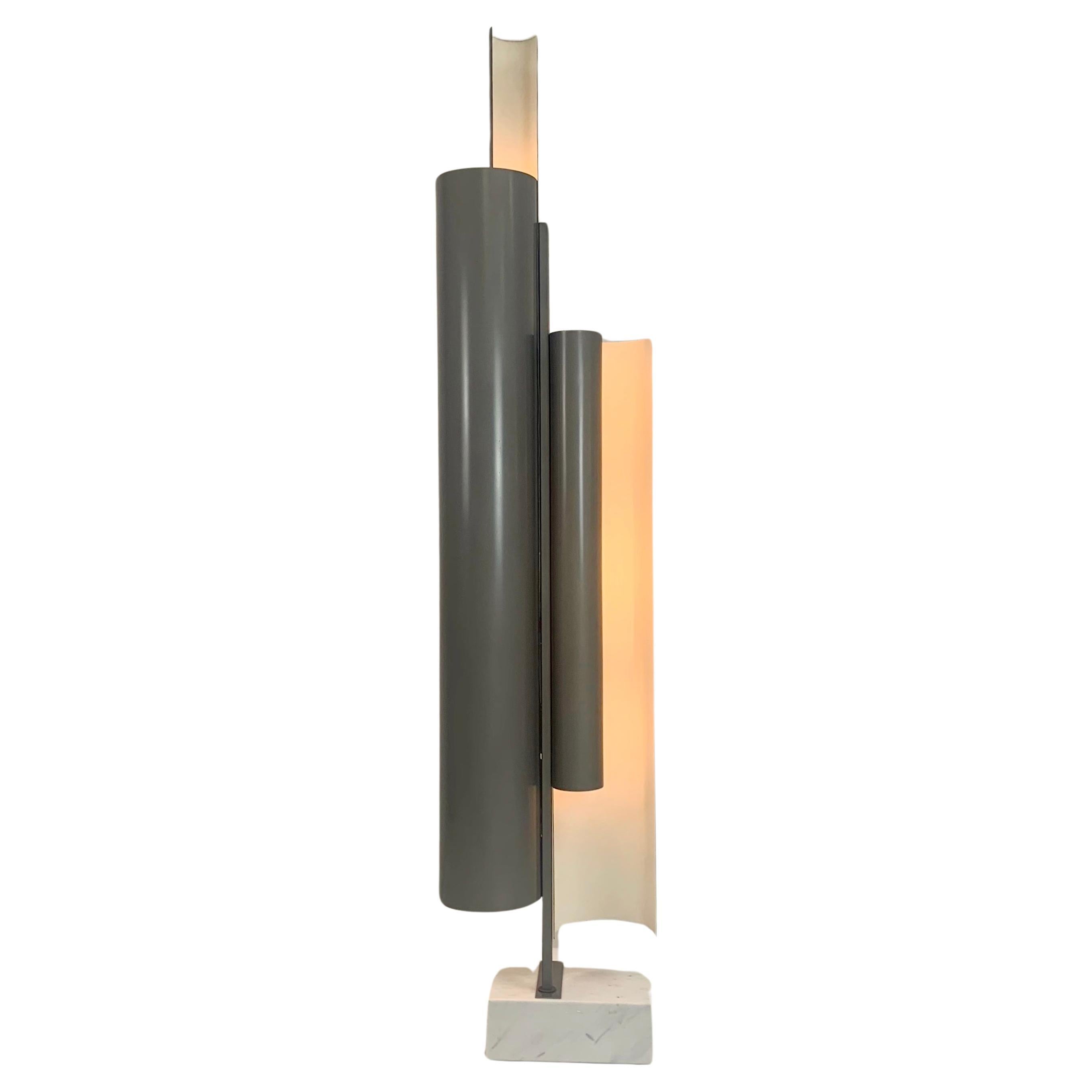 Pia Crippa Guidetti Impressive Floor Lamp for Lumi, circa 1970, Italy. For Sale