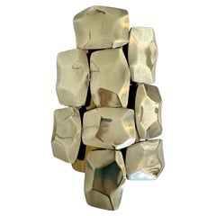 Daro Signed Rare Brass Sconce, circa 1970, Belgium.