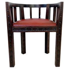 Art Deco Benjamin Gomez Attributed Armchair, circa 1930, France.