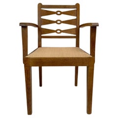 Fauteuil en Oak Oak, circa 1950, France.