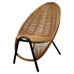 Skulpturaler Loungesessel von Wladyslaw Wolkowski, um 1955, Polen.